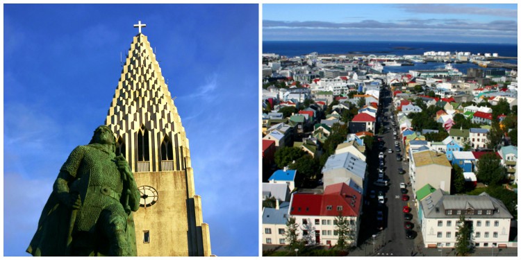 The iconic Hallgrímskirkja sita atop Reykjavík's tallest point, Skólavörðuholt. It's a sight to see in and of itself, but also offers an unbeatable viewpoint over the entire city.
