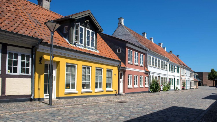 Just north of Ærø, on the island Funen, is the town of Odense. It's the third largest in Denmark and the birthplace of Hans Christian Andersen.