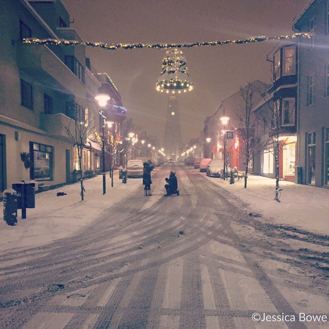 Skólavörðustígur winter proposal