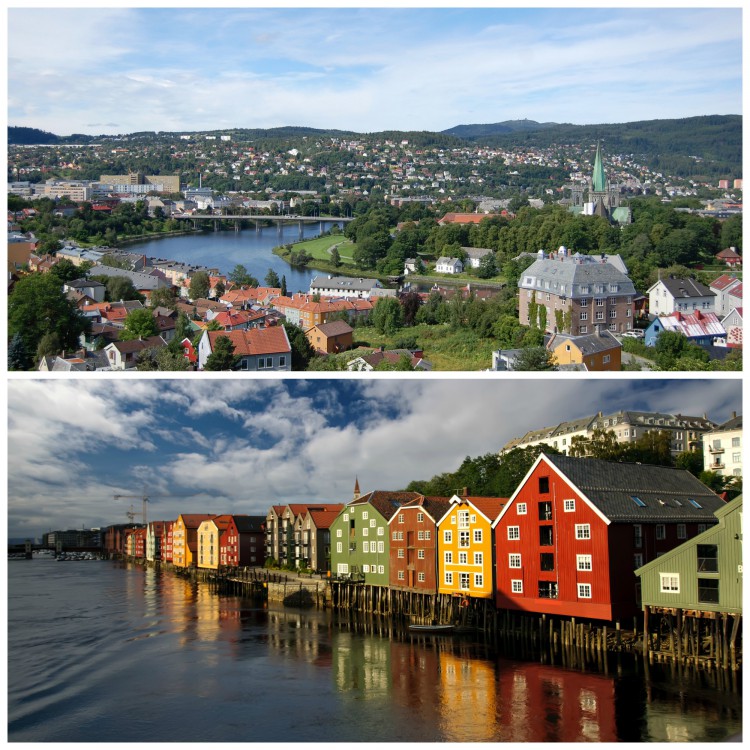 We don't have any pictures on hand of epic moustaches, but here are some shots of picturesque Trondheim.