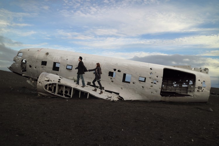 DC3 plane wreck in Iceland