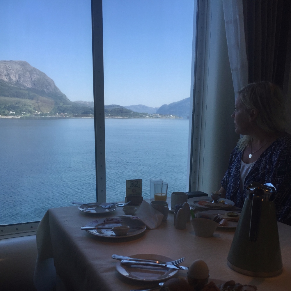 Breakfast on Hurtigruten