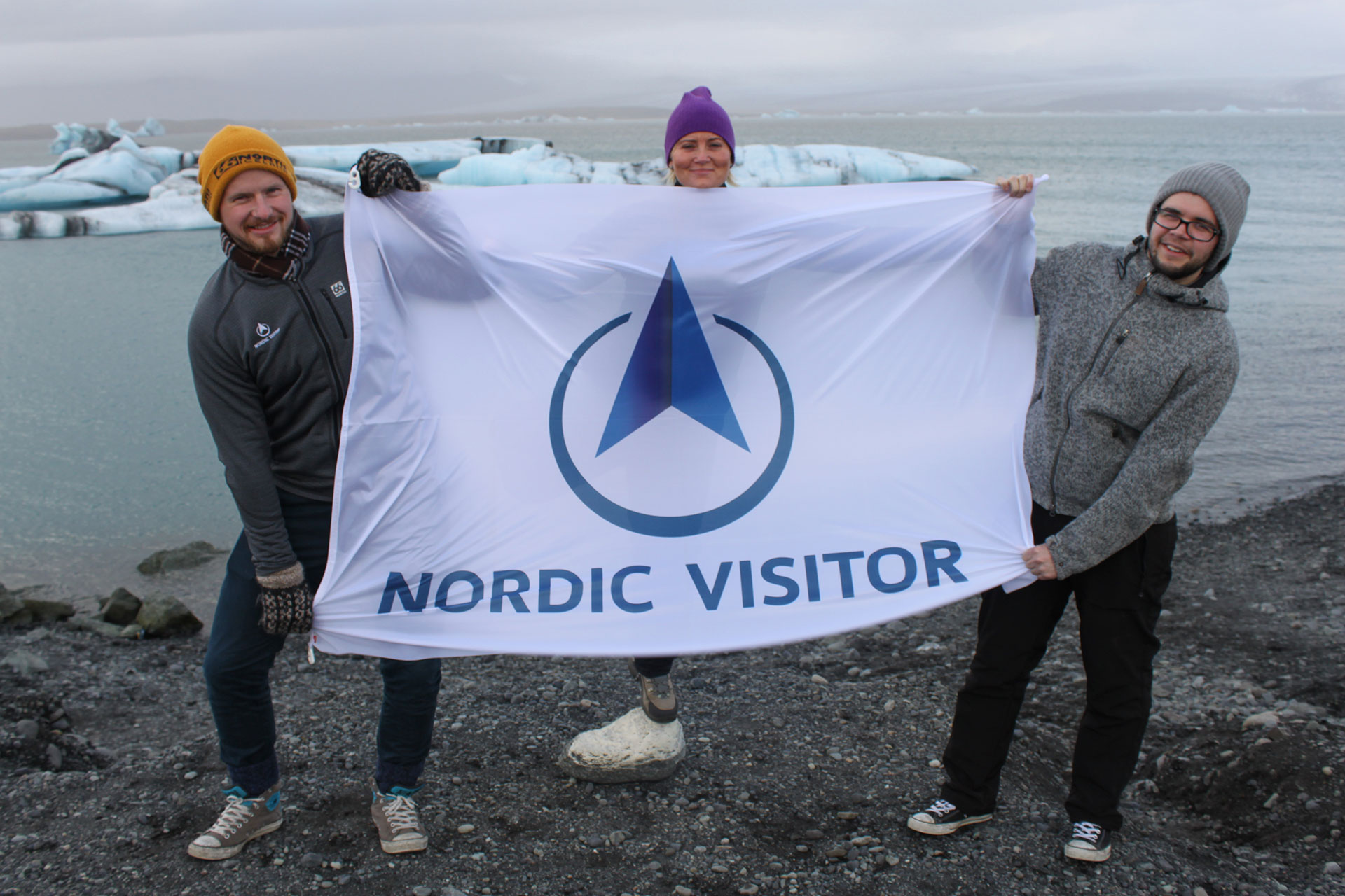 Nordic Visitor at Jökulsárlón