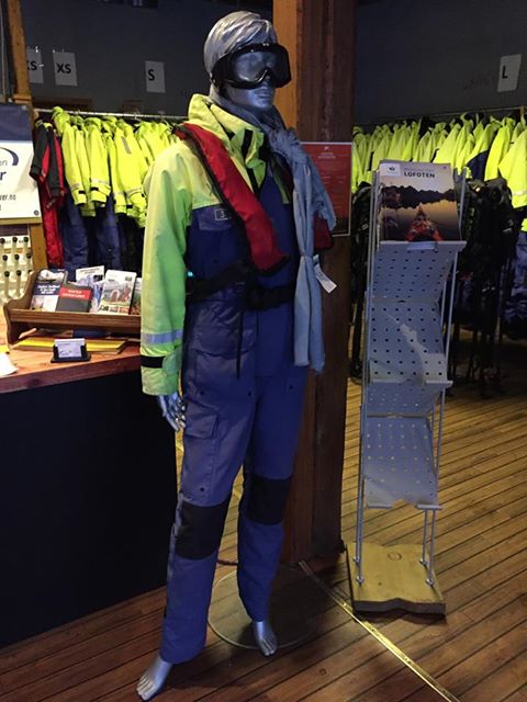 RIB boat thermal suit in Lofoten, Norway