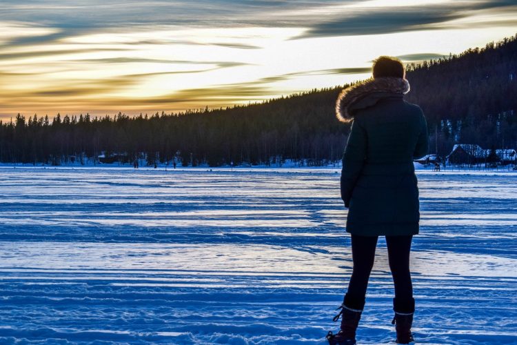 Amy Charles in Lapland