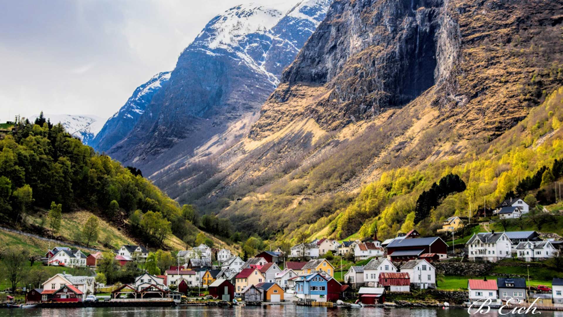 ed betty eich naeroyfjord fjord cruise gudvangen to flam