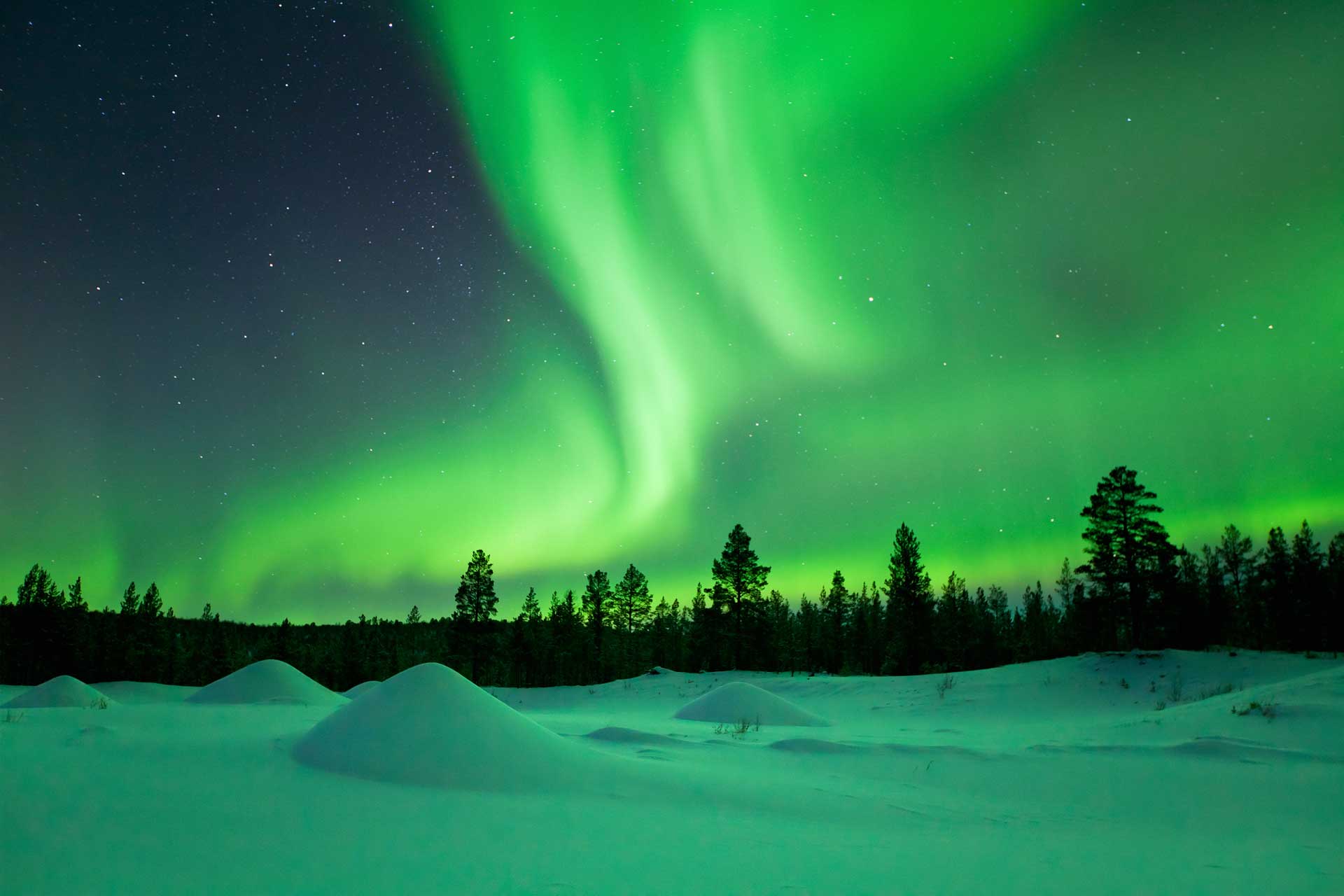 finland lapland northern lights