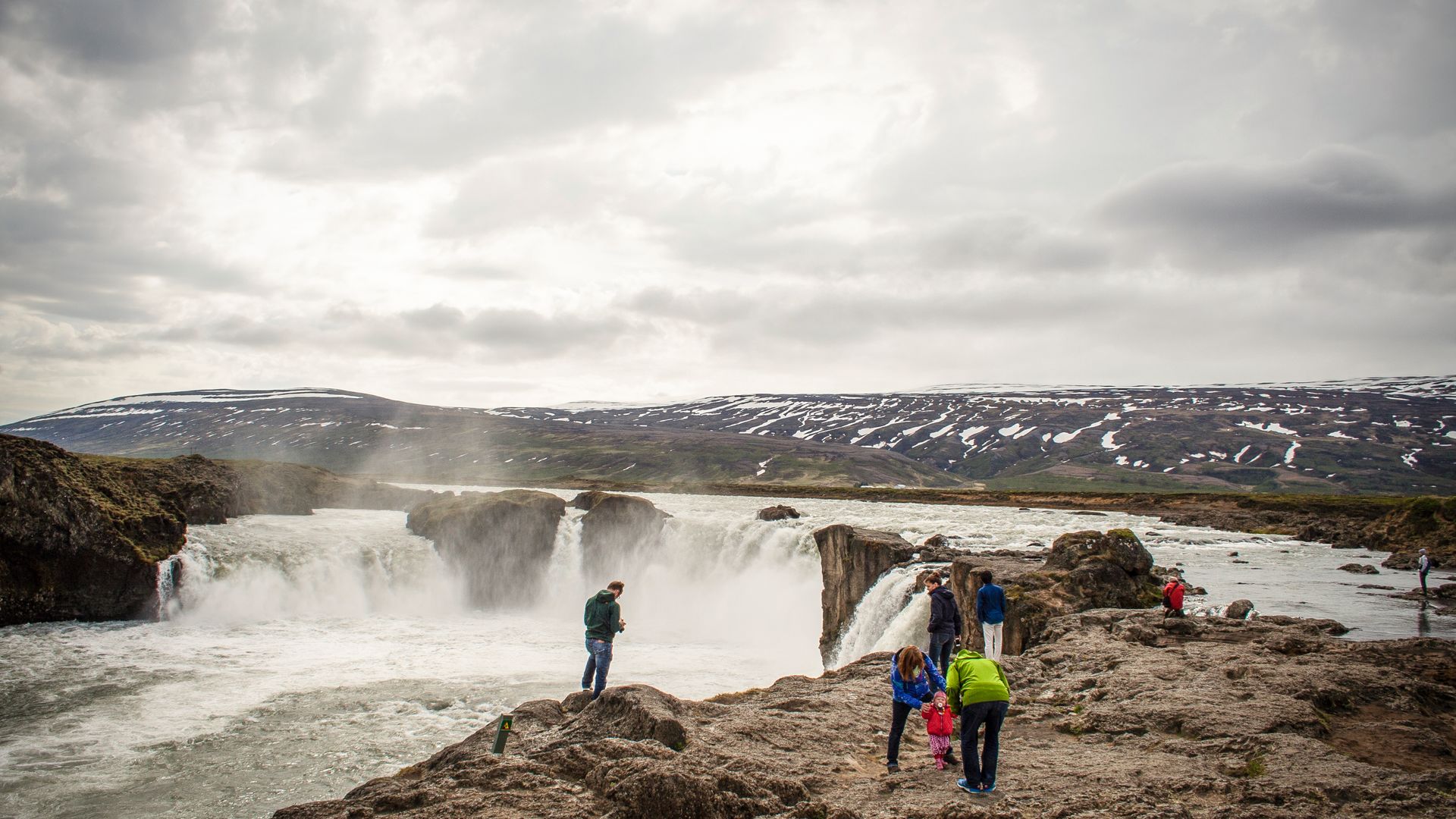Goðafoss waterfall in North Iceland
