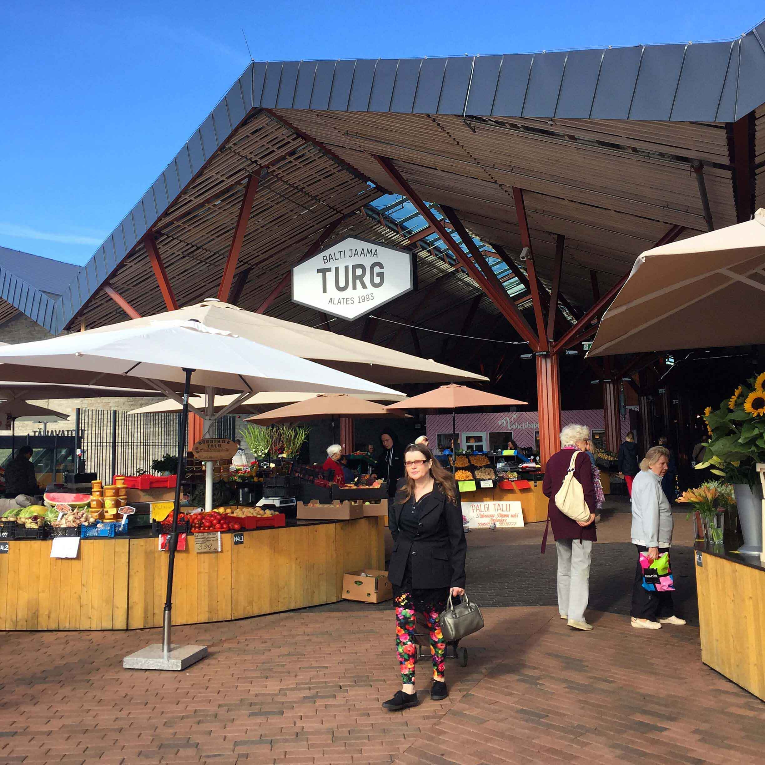 Balti Jaam Market in Tallinn