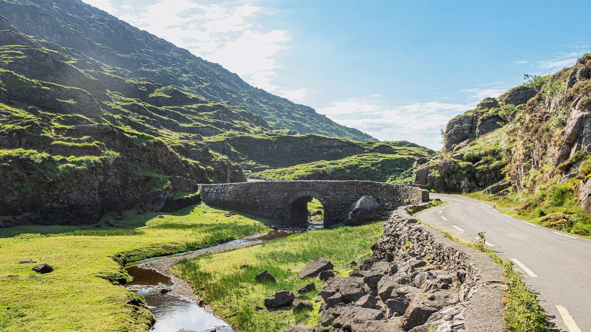 Gap of Dunloe in Black Valley Ring of Kerry ireland