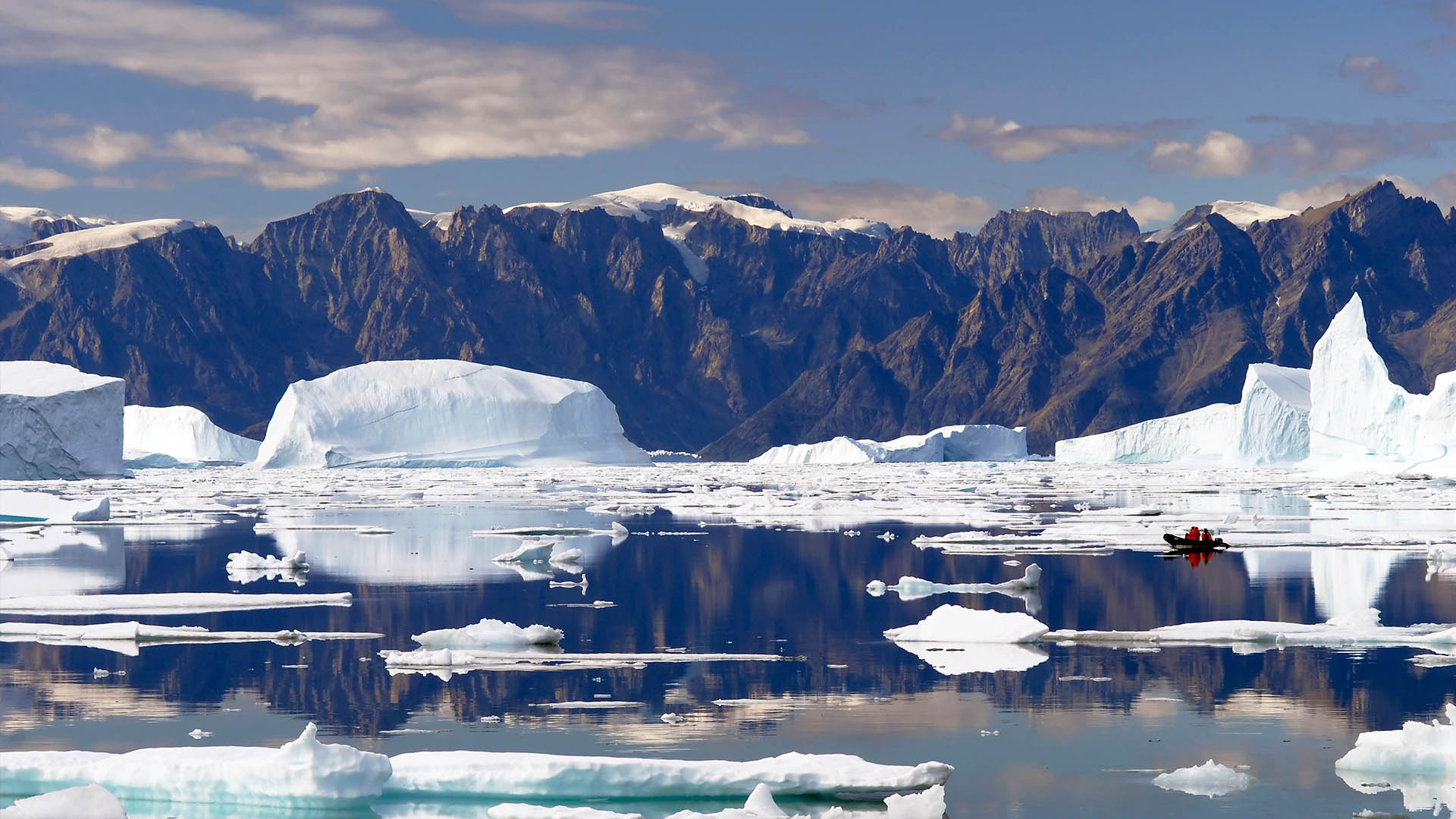 Icebergs in Greenland