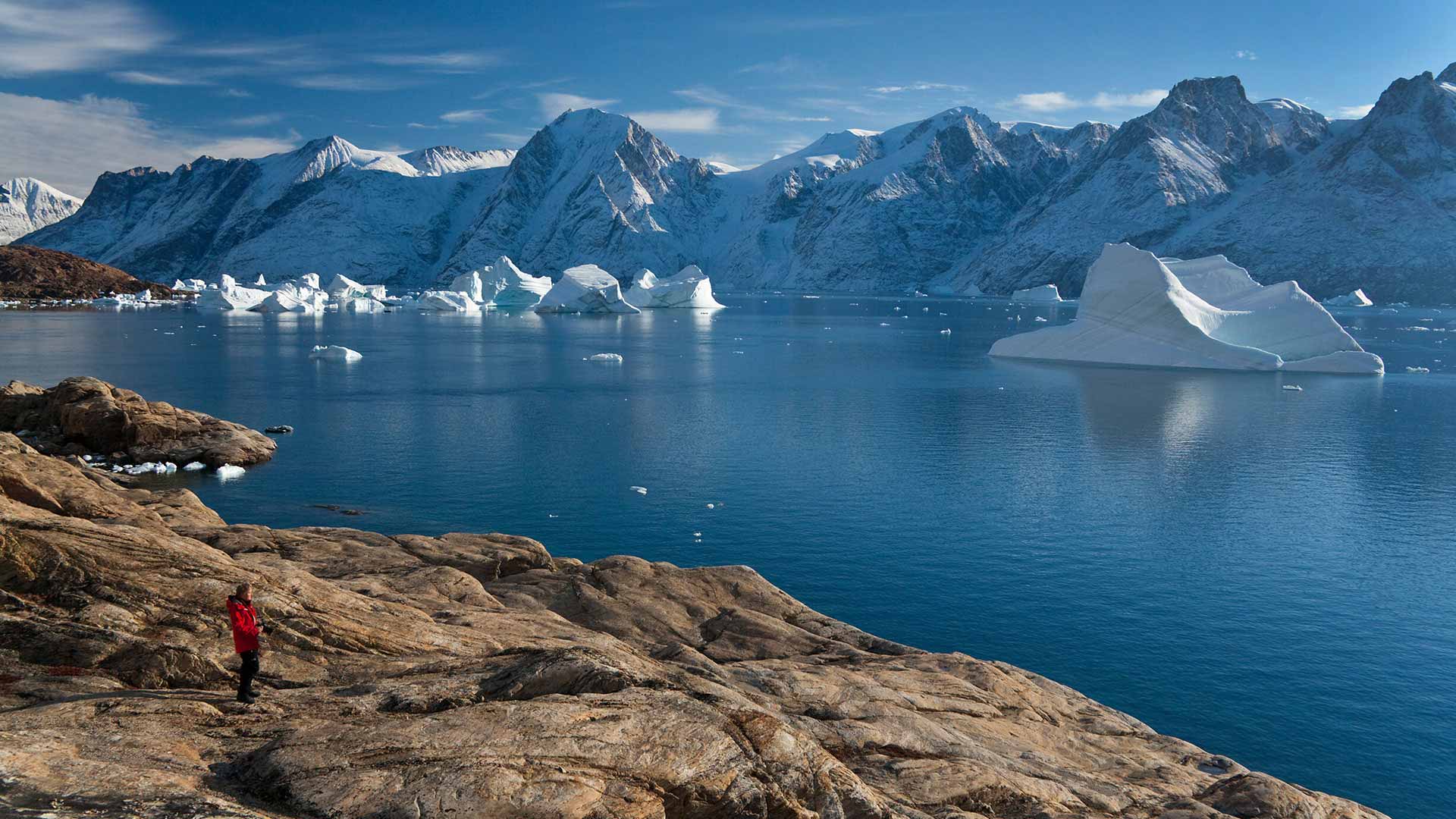 Fjord in Grönland