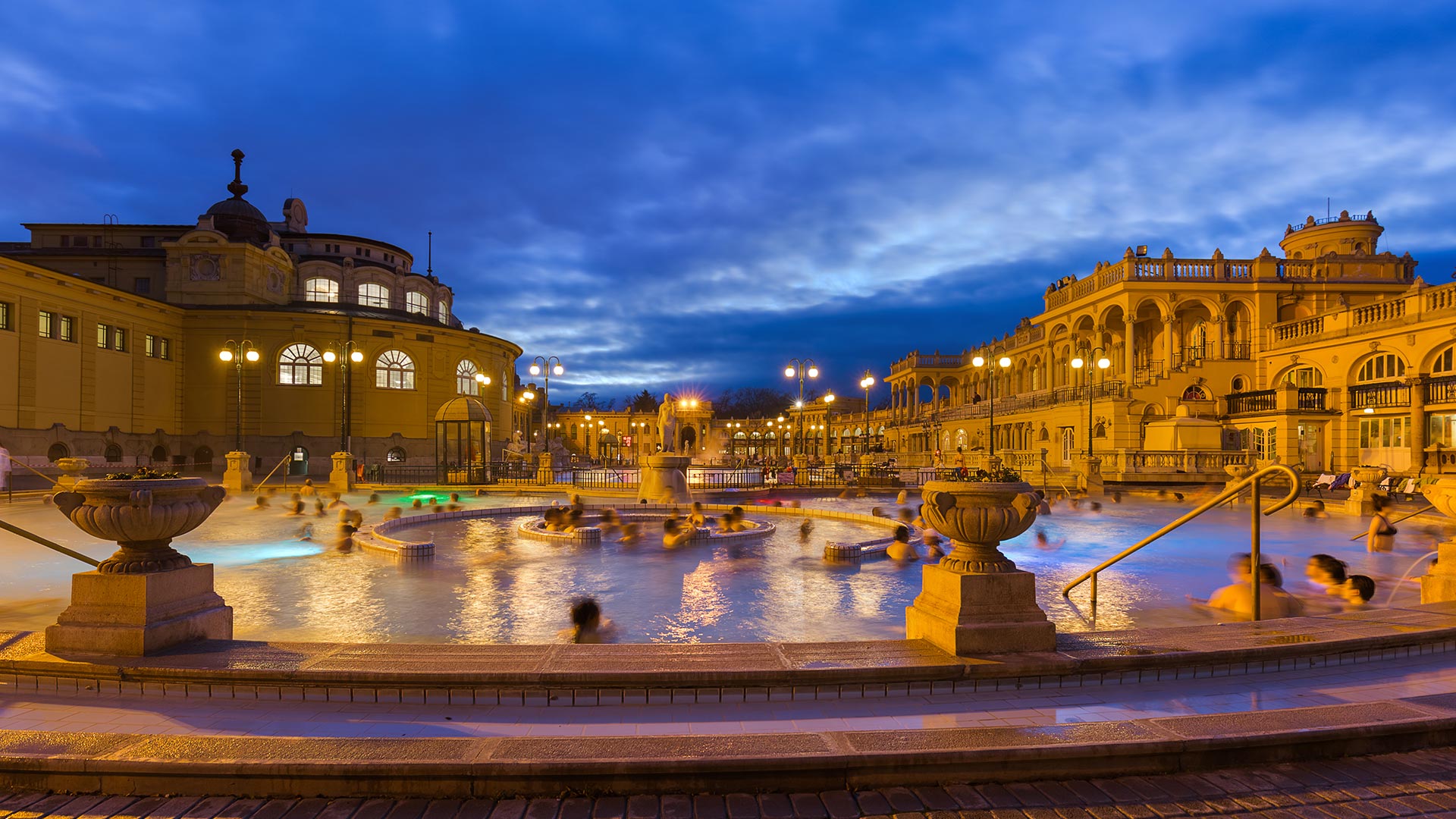 Széchenyi Thermal Baths at Night
