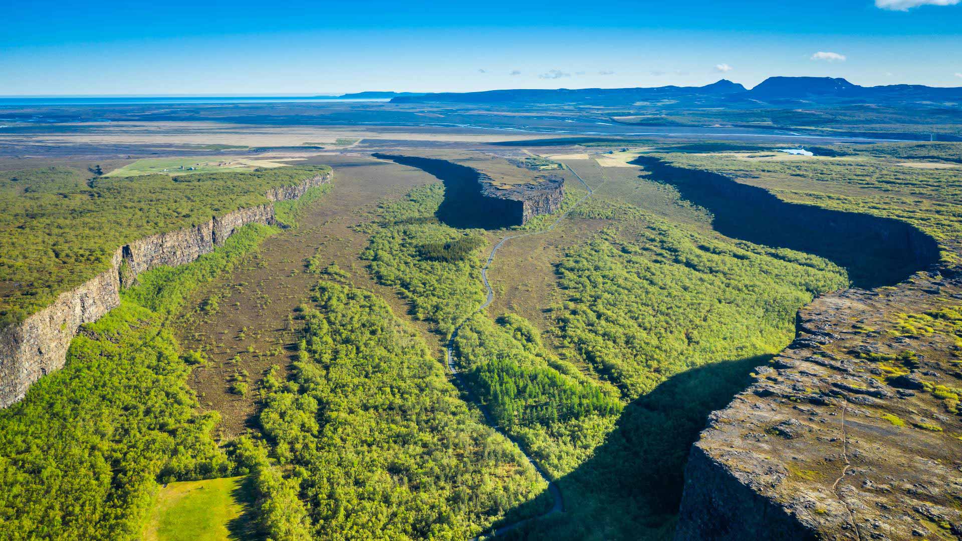 Asbyrgi canyon, North Iceland