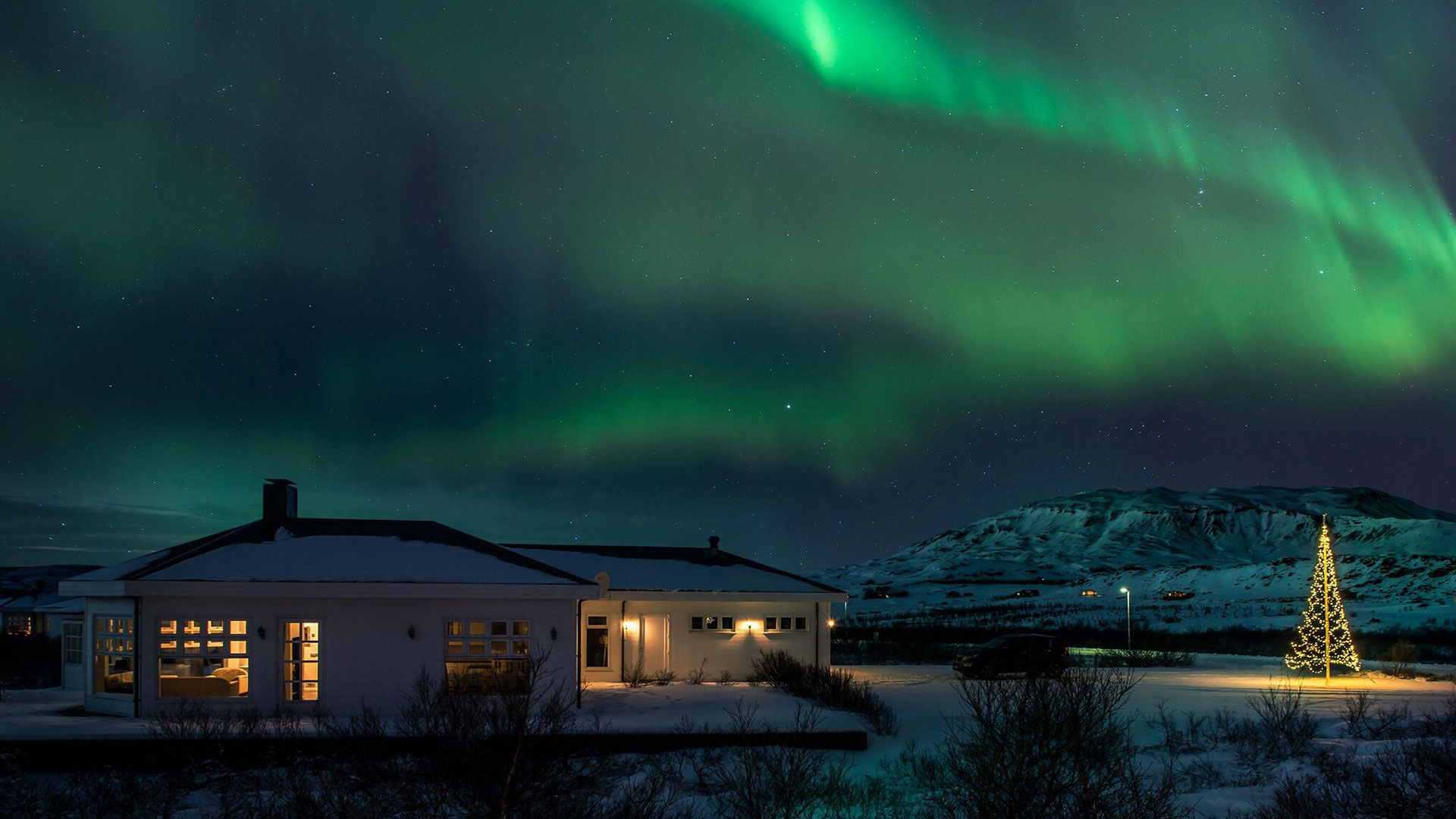 Northern Lights at Grimsborgir