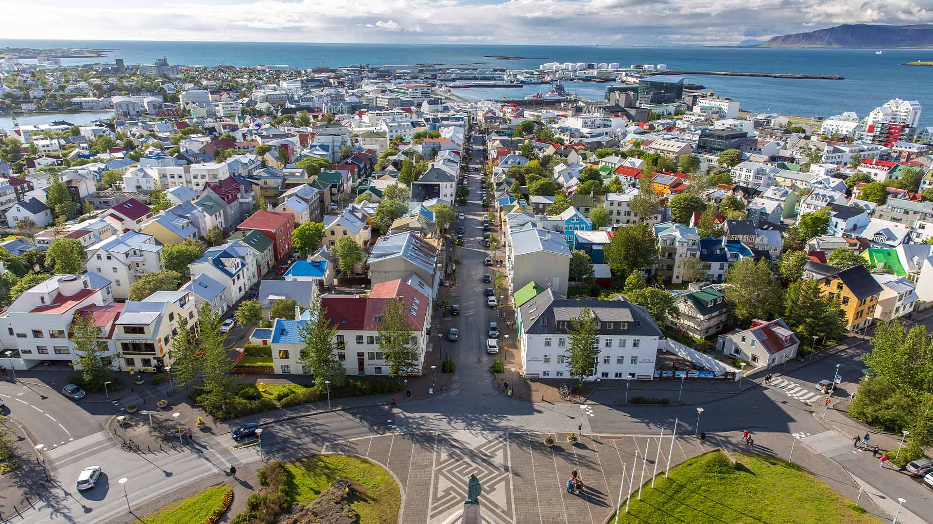 Reykjavik, Iceland in summer