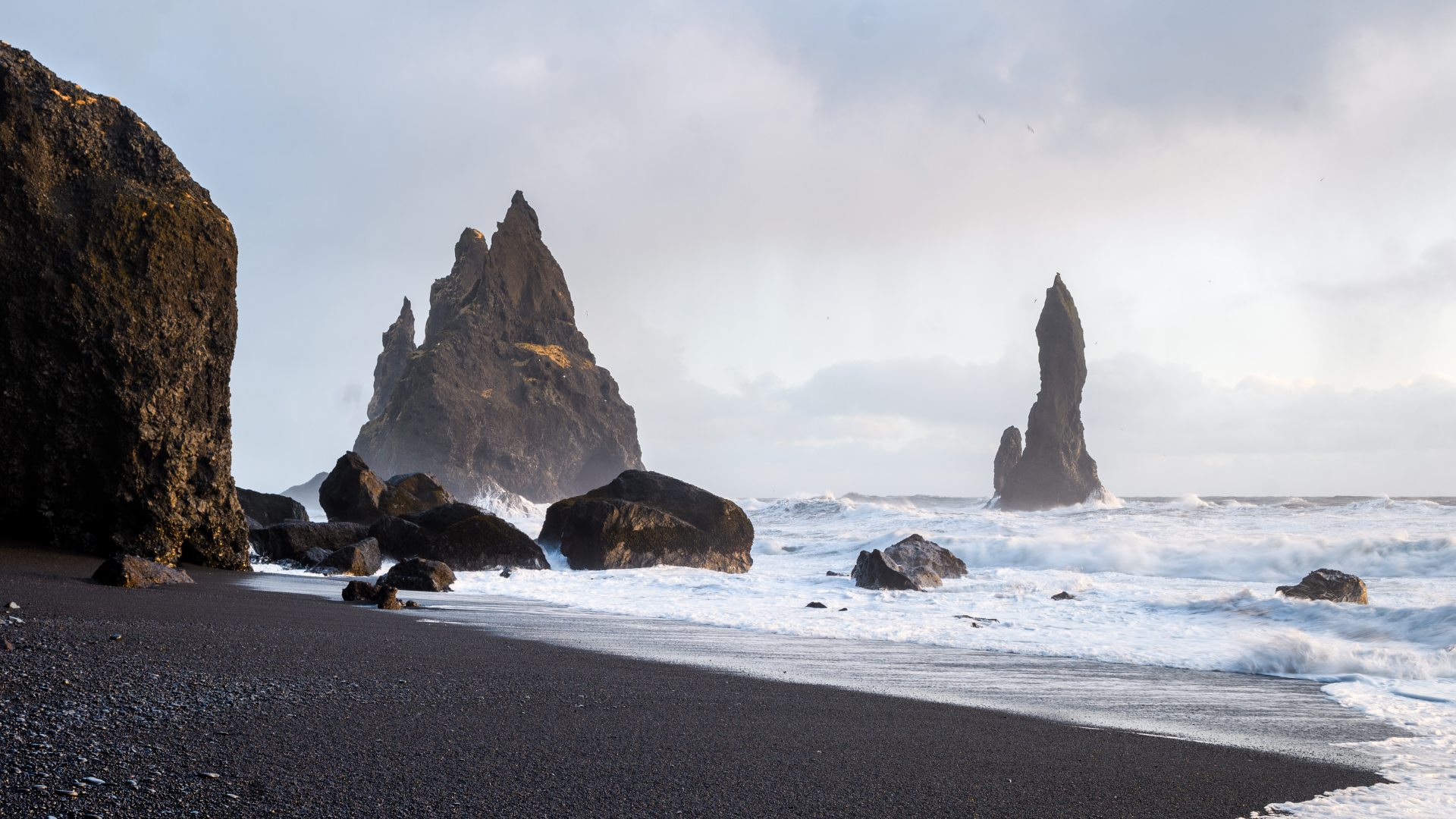 reynisfjara black sand beach south iceland