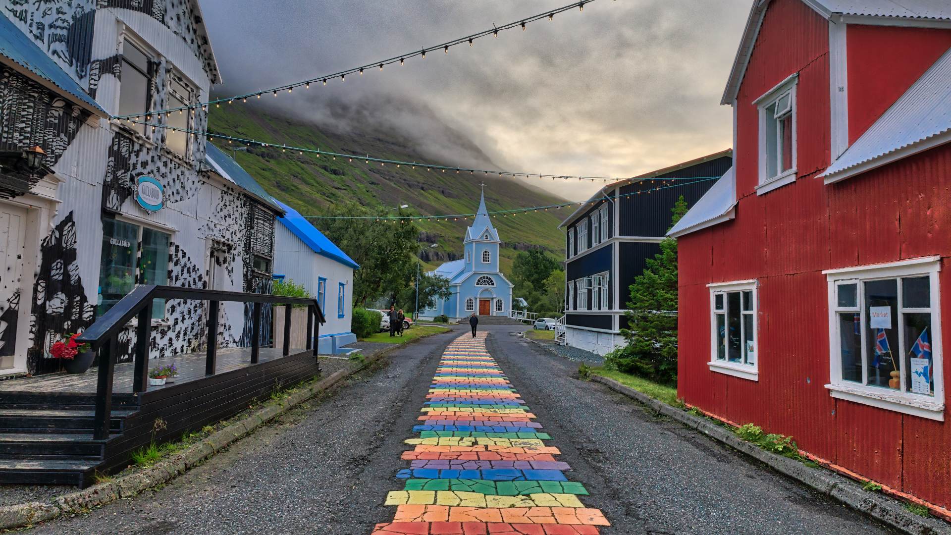 Seydisfjordur rainbow street - Iceland travel