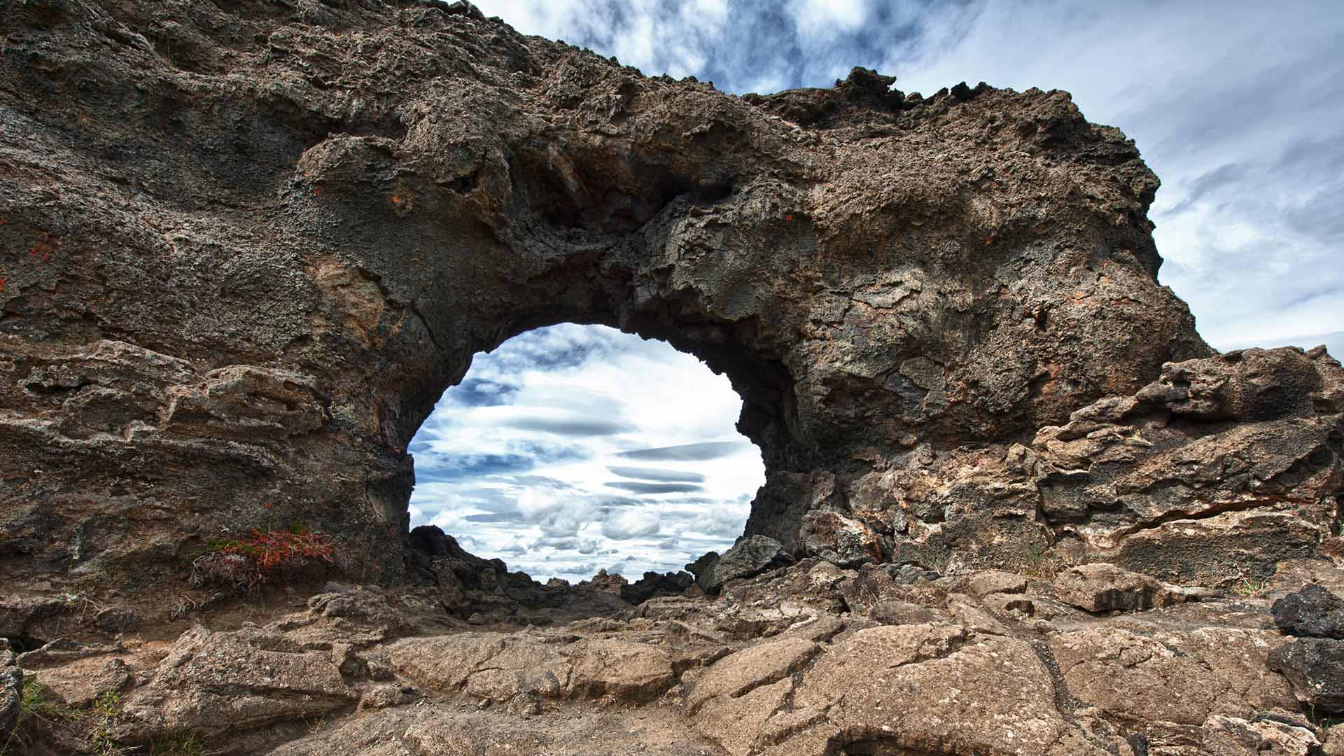 Dimmuborgir in North Iceland