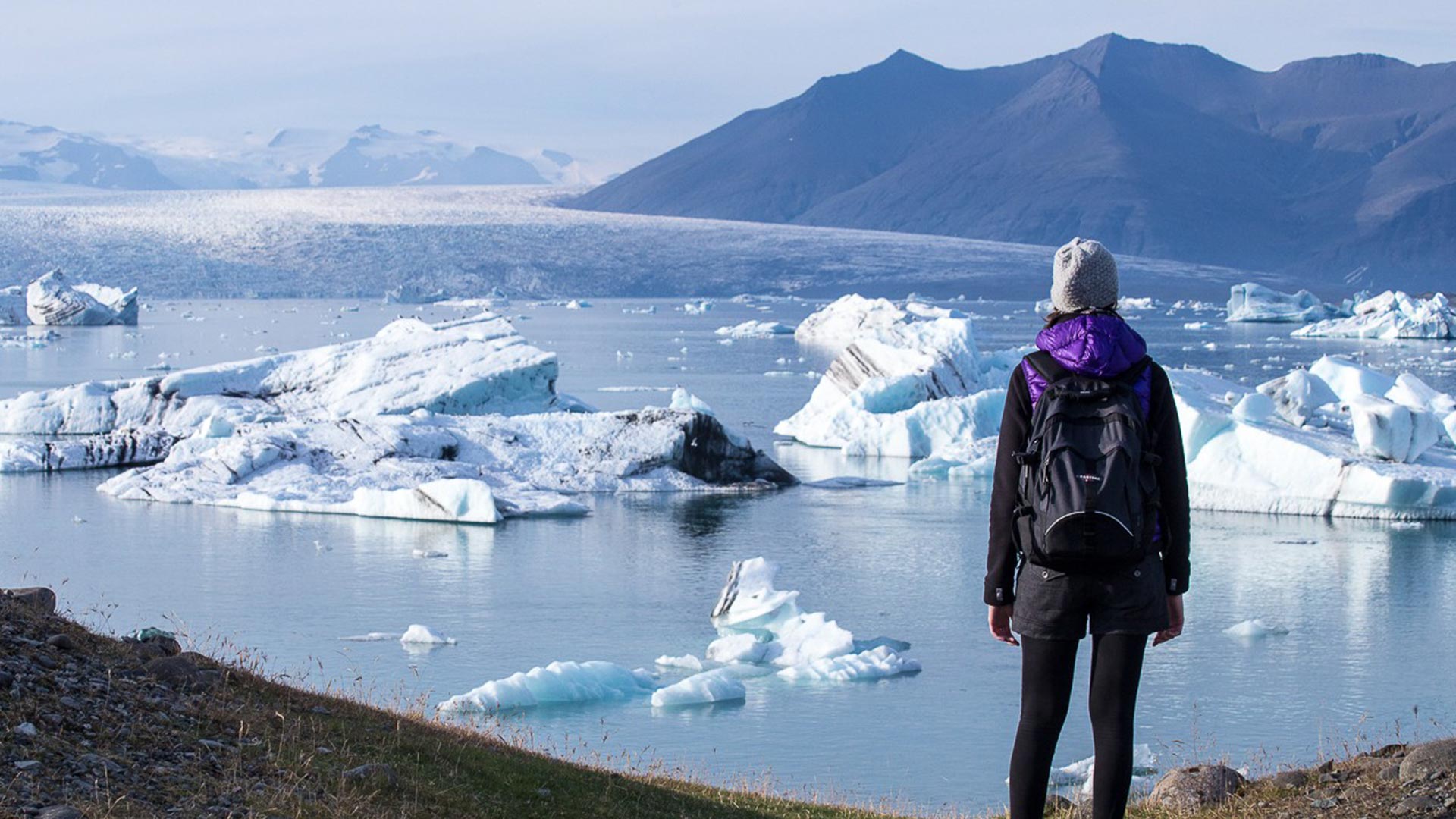Glacier lagoon in Iceland