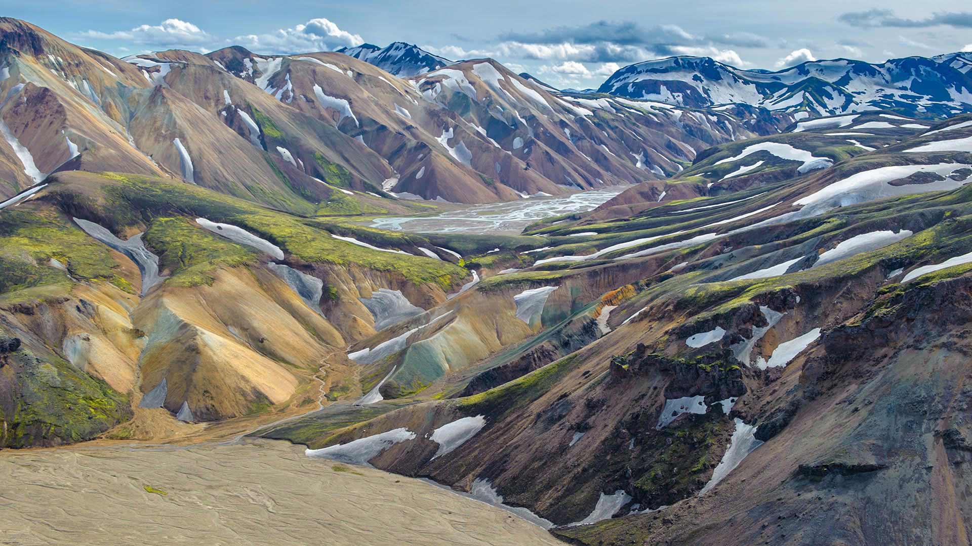 Landmannalaugar in the Central Highlands of Iceland