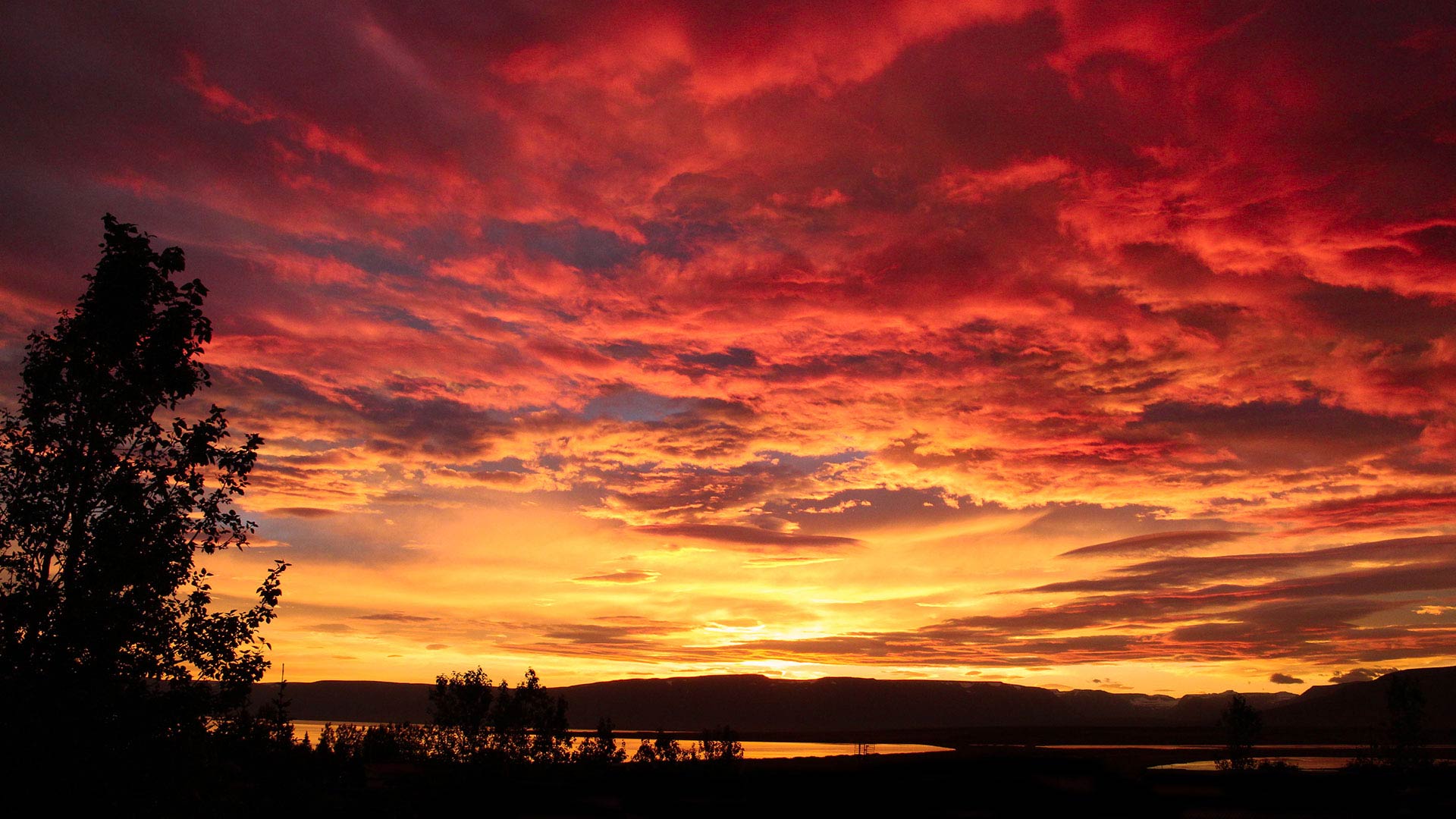 Lake Myvatn sunrise, Iceland