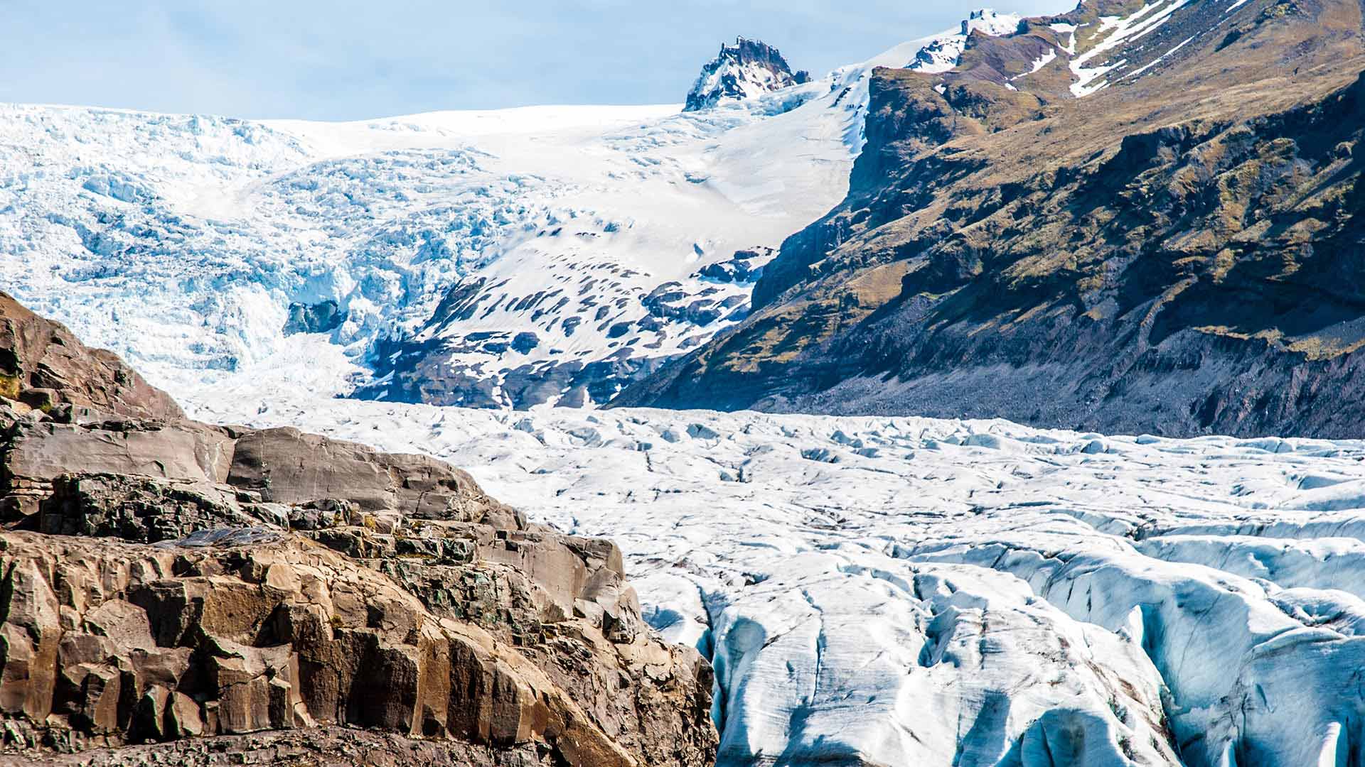Svinafellsjokull glacier, Iceland