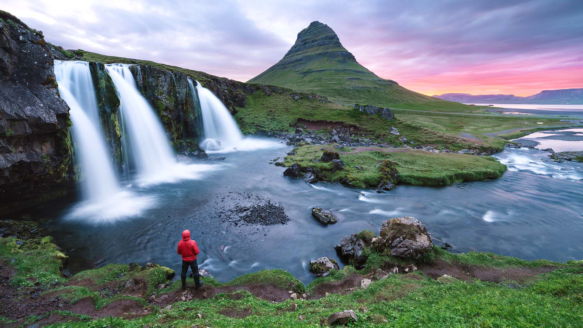 Sunset at Kirkjufell