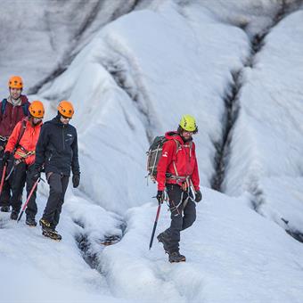 Glacier walk in Iceland Photo: Björgvin Hilmarsson