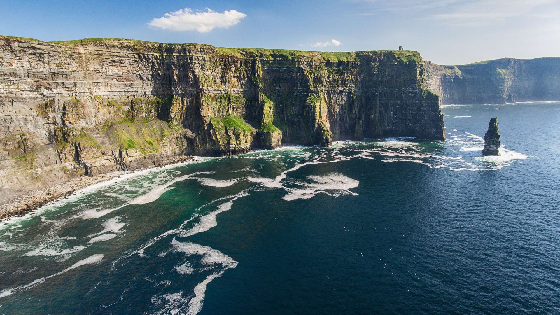The Cliffs of Moher in County Clare, Ireland.
