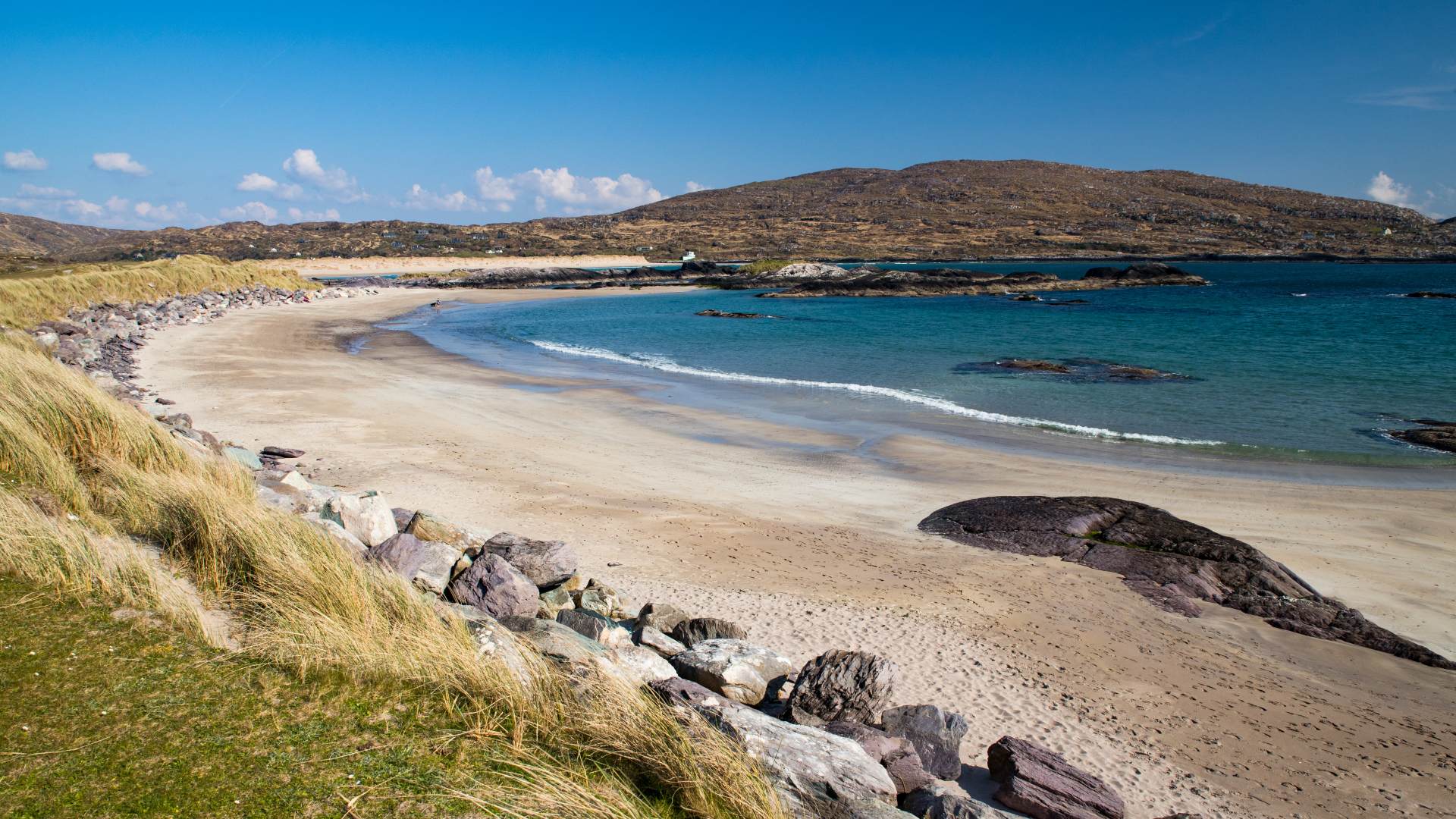 Derrynane beach in County Kerry, Ireland.