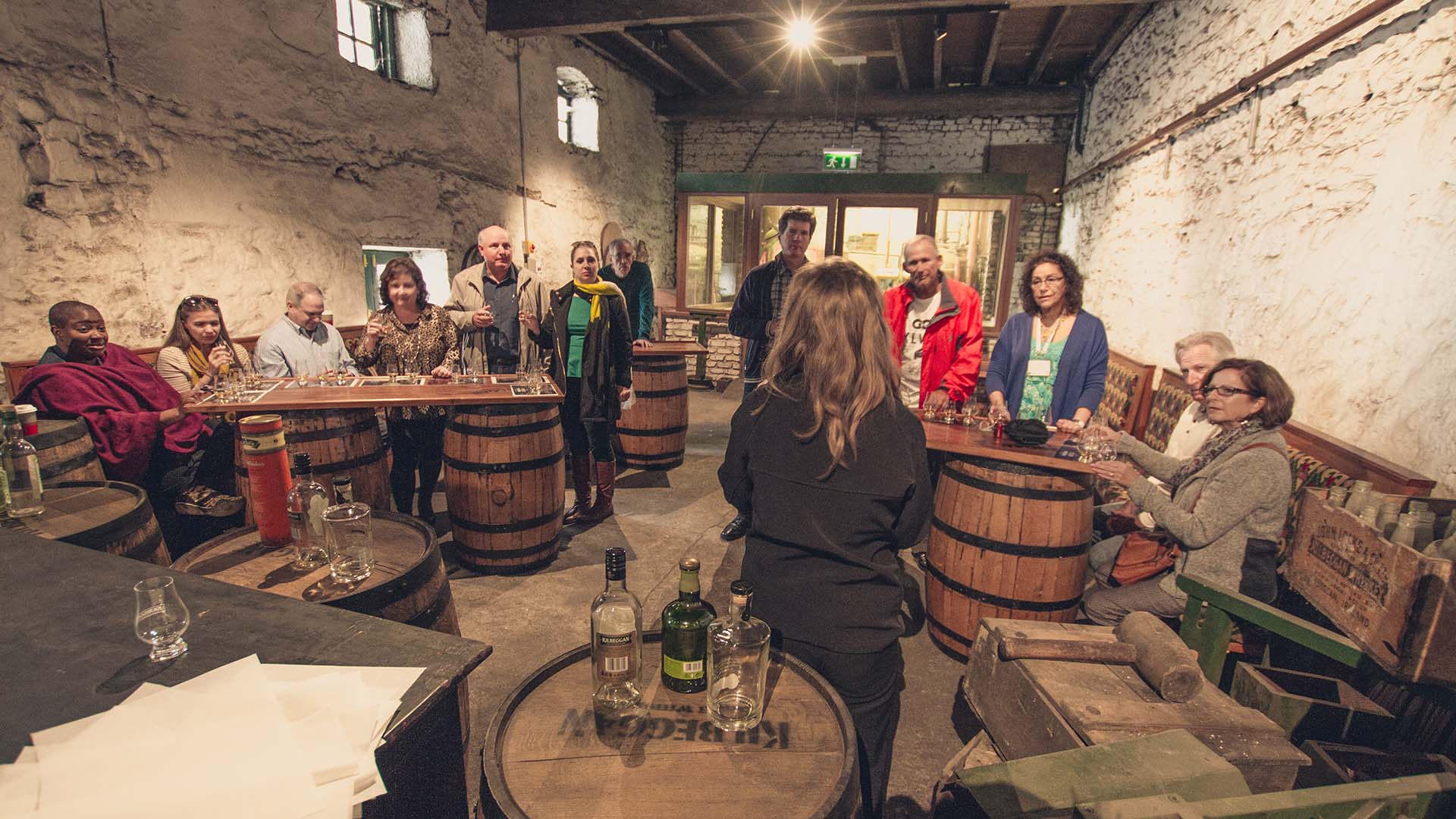 A whiskey tasting experience at Kilbeggan Distillery