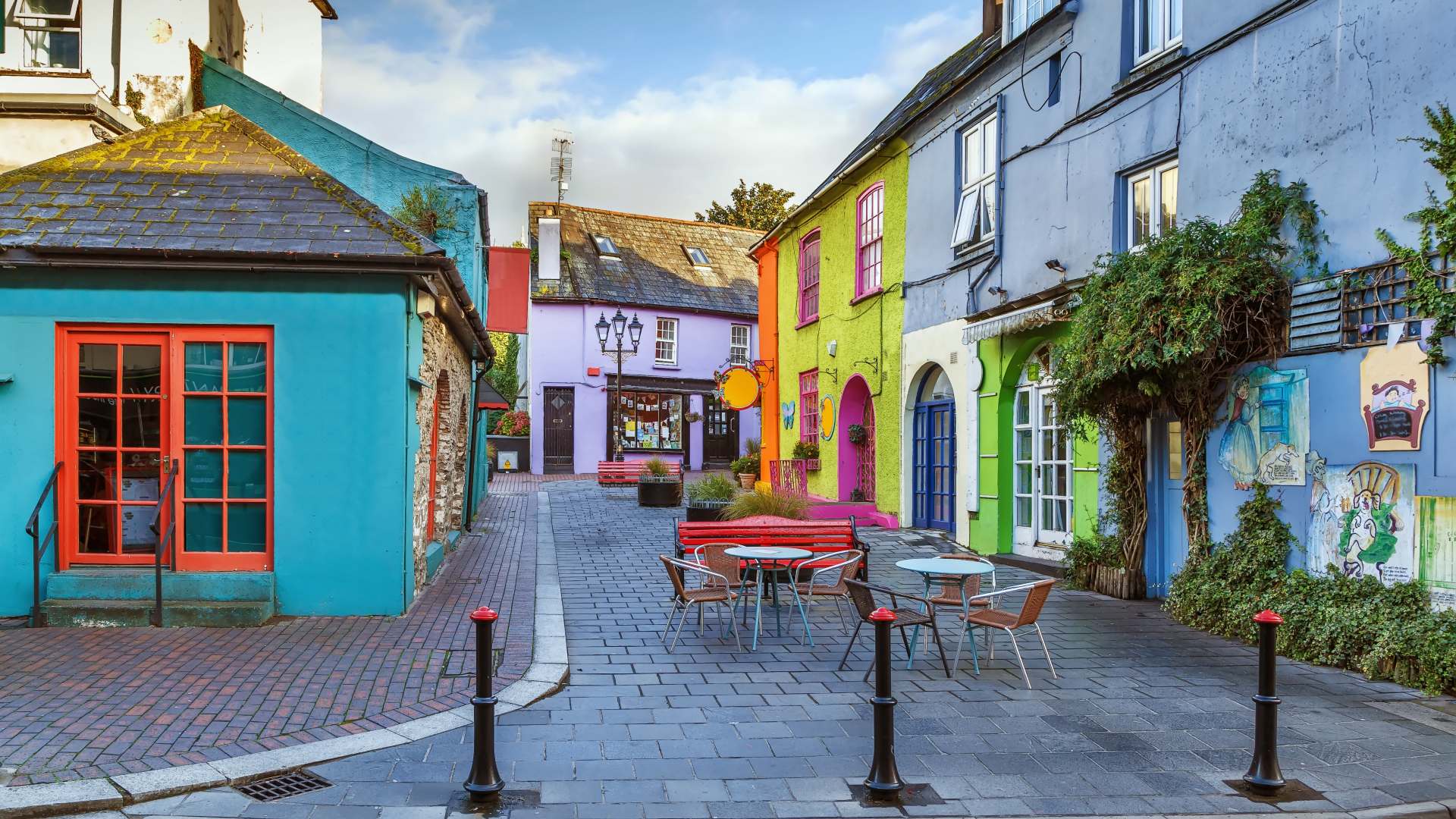 The colourful town of Kinsale in County Cork, Ireland.
