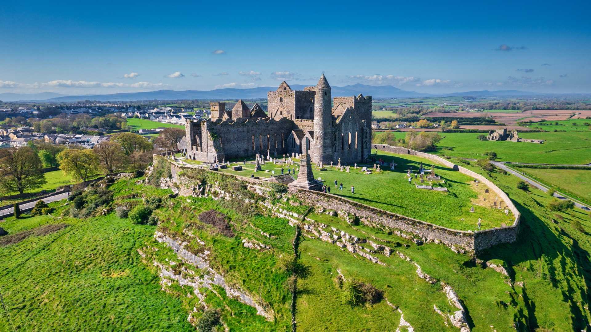 Rock of Cashel on a sunny day, County Tipperary, Ireland