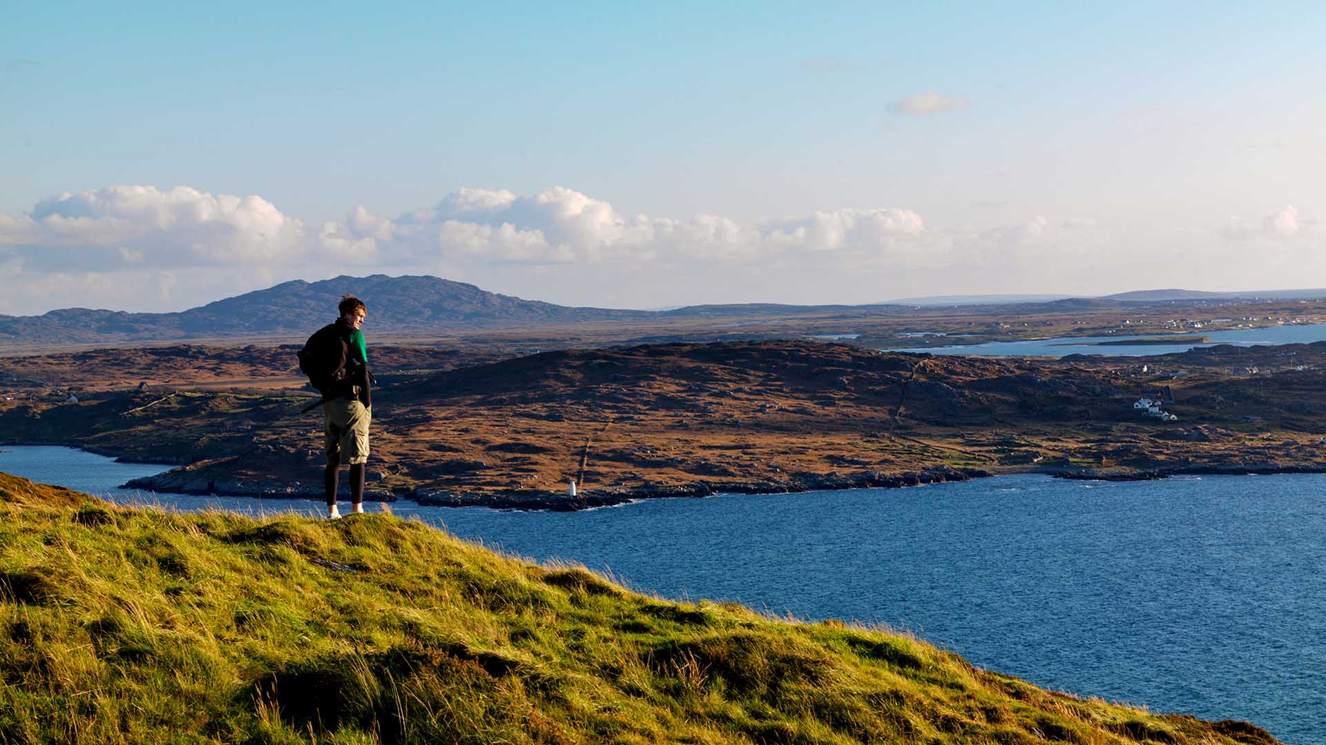 On the Sky Road, near Clifden in County Galway, Ireland.