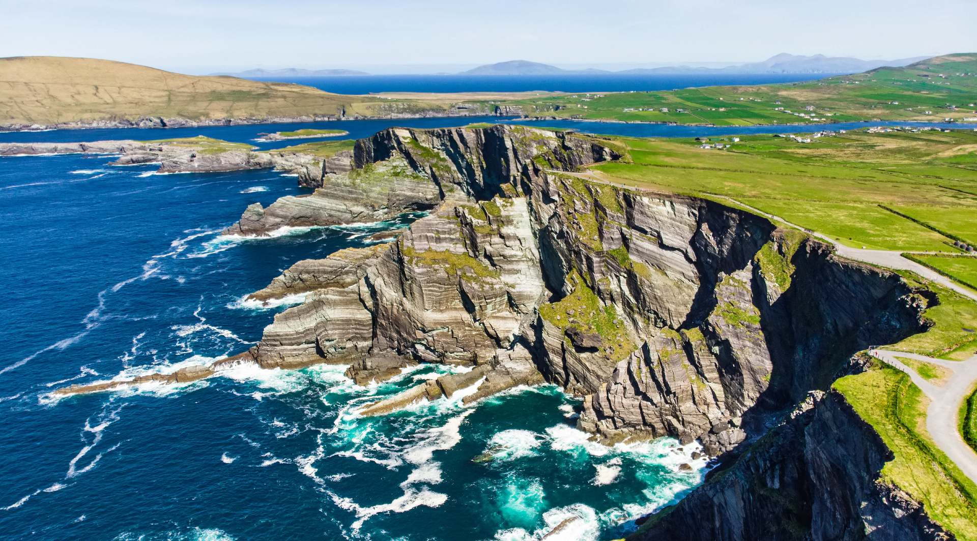 Coastline on the Ring of Kerry, Ireland