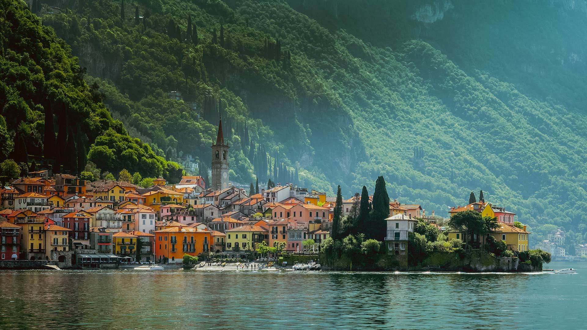 Town of Varenna at Lake Como
