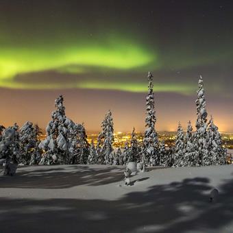 Northern Lights over Rovaniemi - ©Visitrovaniemi.fi