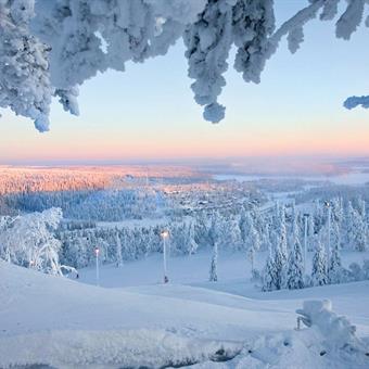 Rukatunturi Ski Resort in Lapland