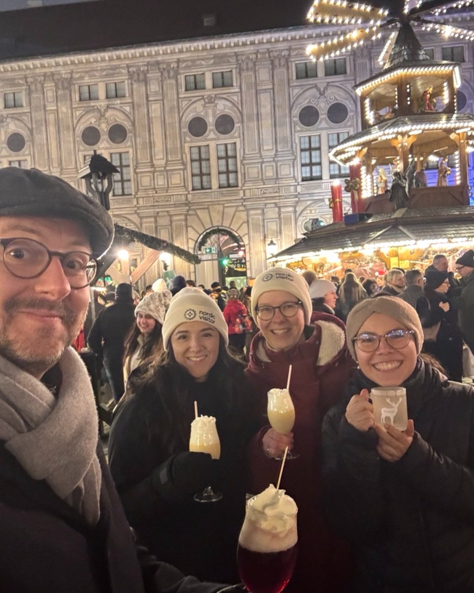 Maria EGC Munich Team at Christmas Market