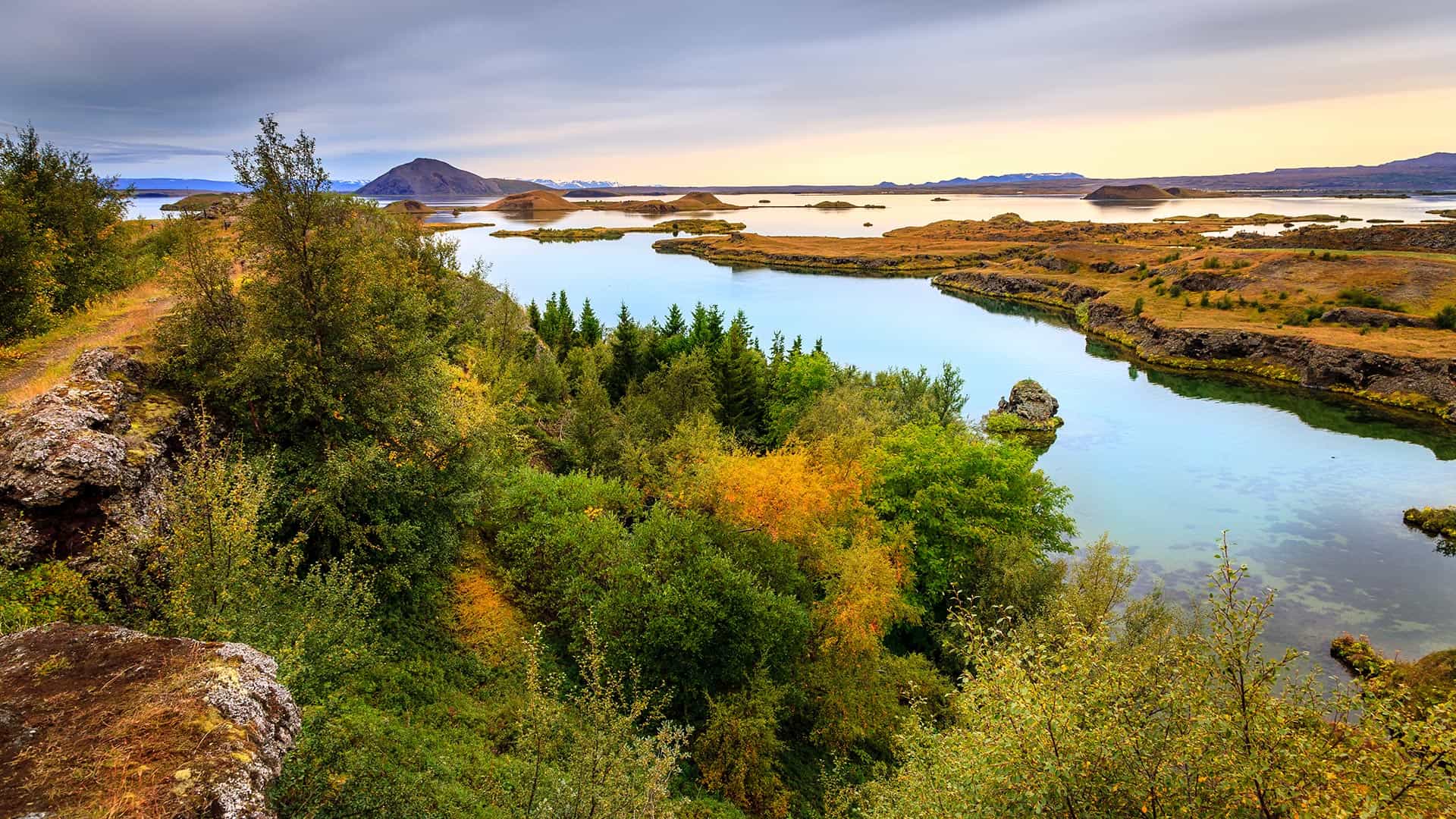 Lake Myvatn, North Iceland