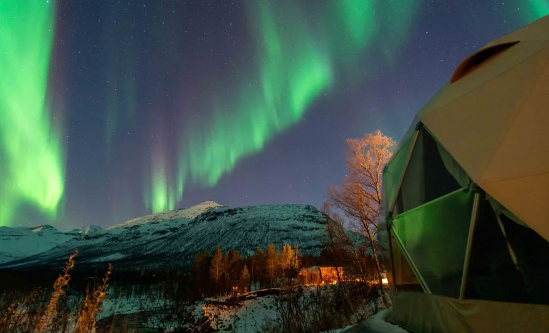 Camp Tamok glamping stay ©Norwegian Travel