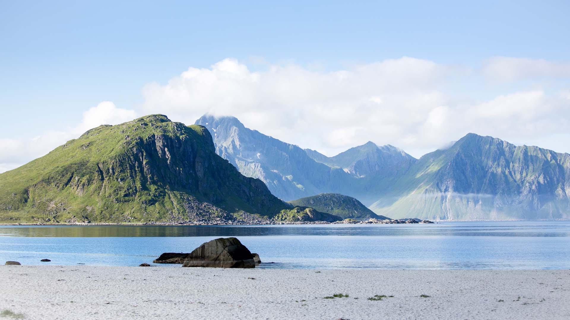 Haukland Beach in Lofoten