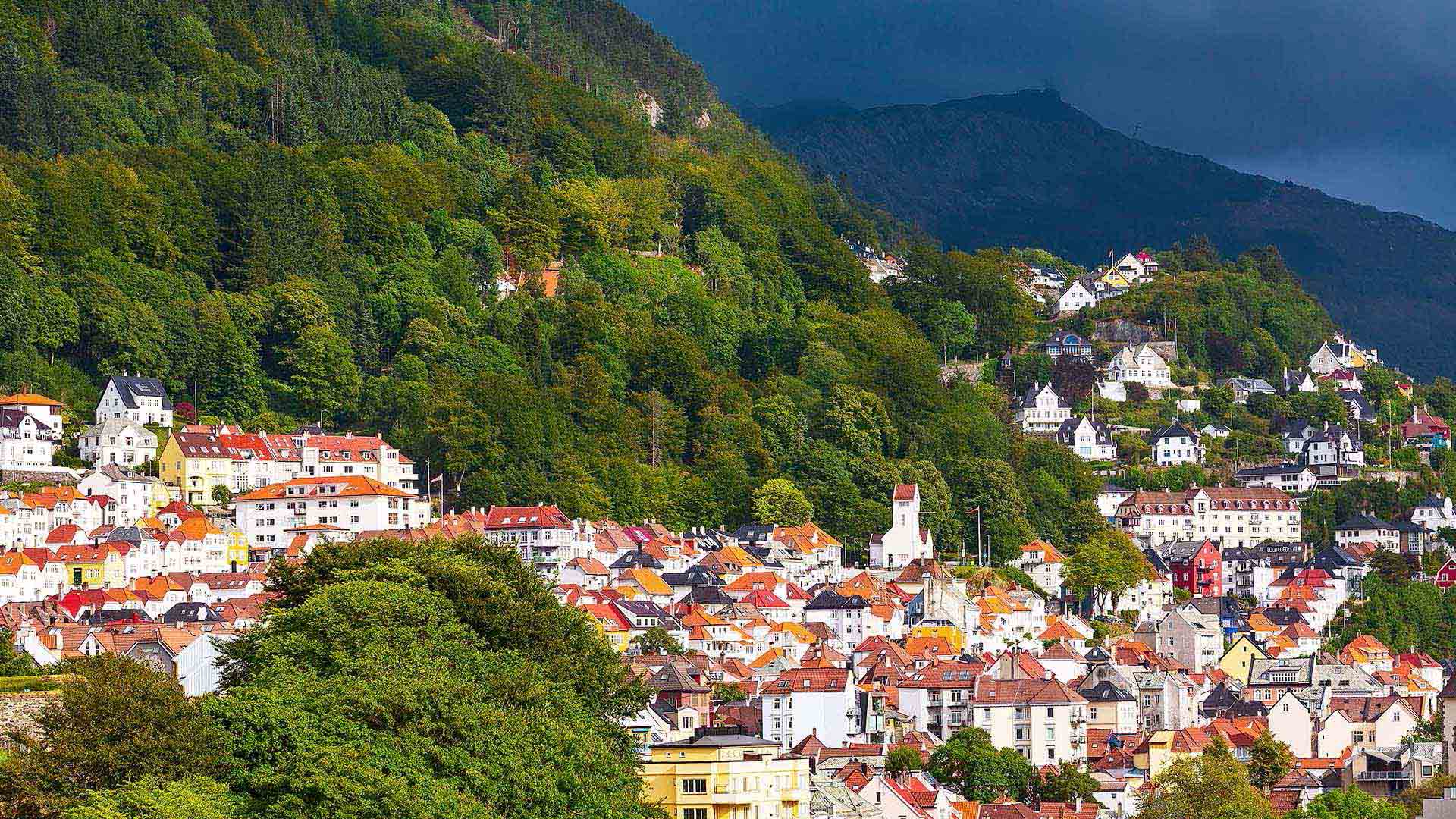 view over Bergen