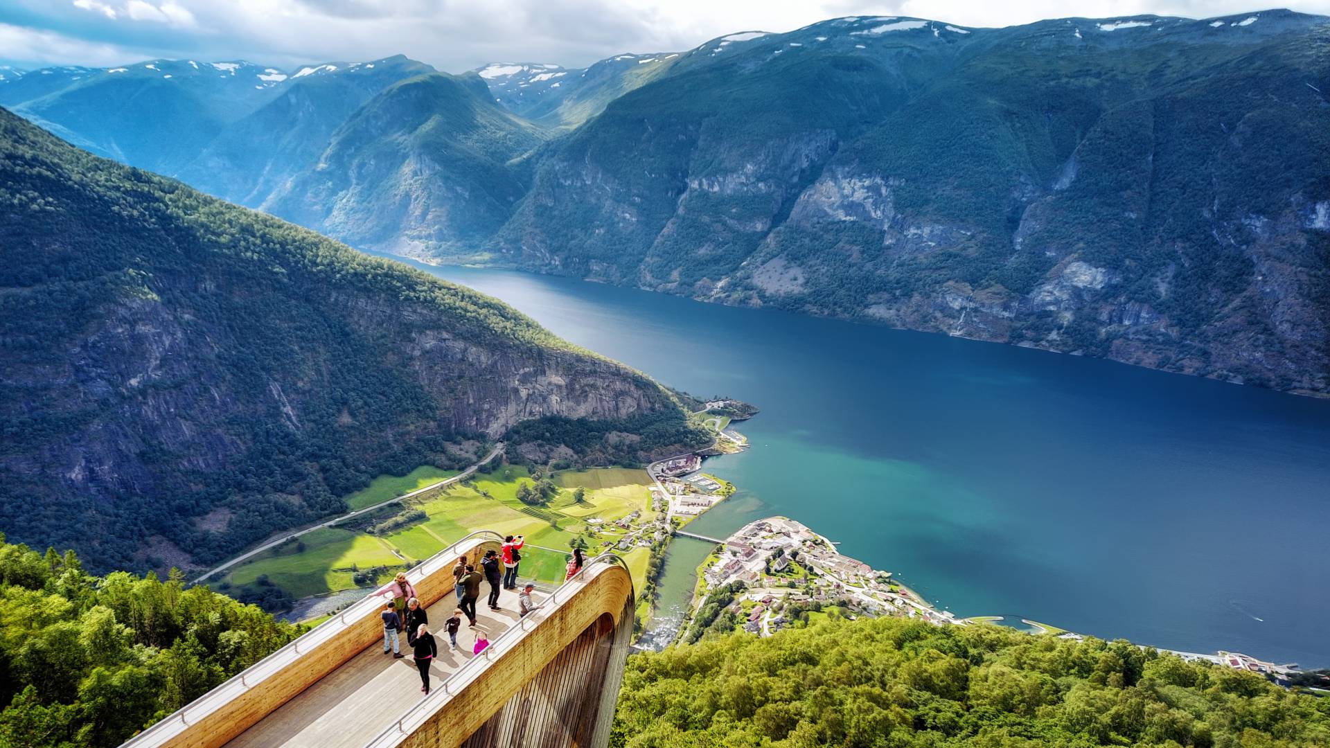 Stegastein viewpoint in Norway.