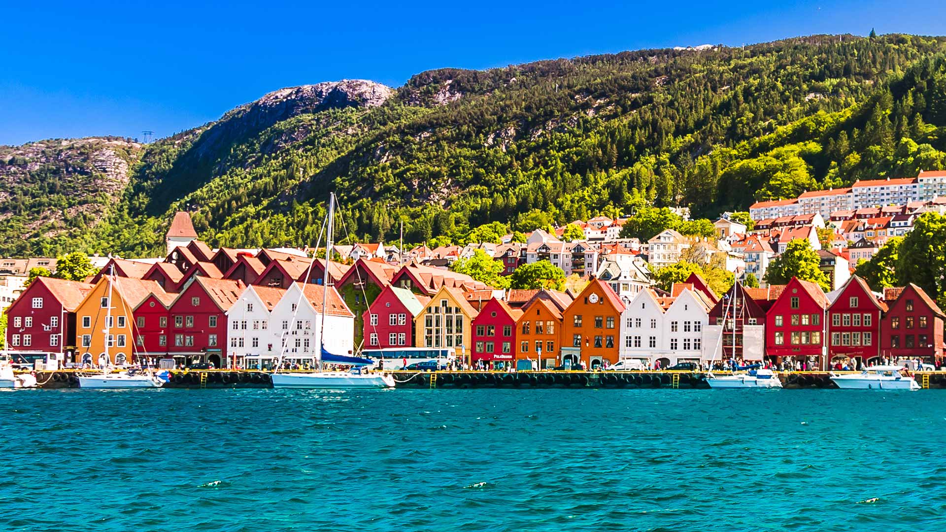 Summer in Bergen, Norway