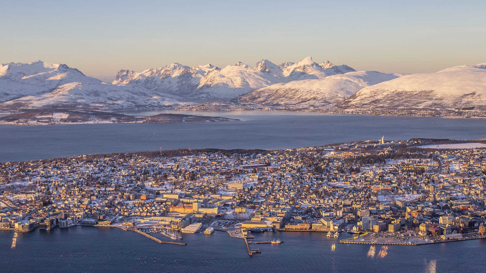 city of tromso in winter