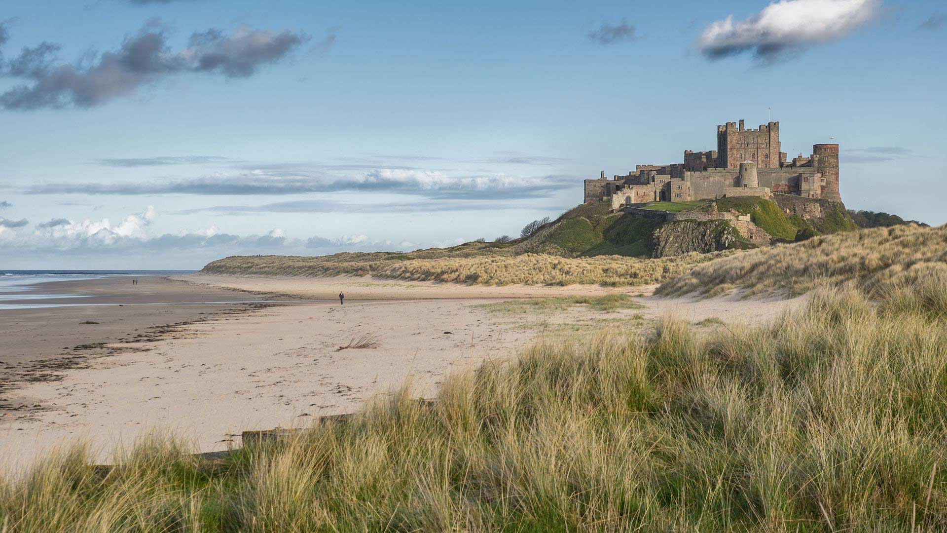 Bamburgh Castle in Northumberland