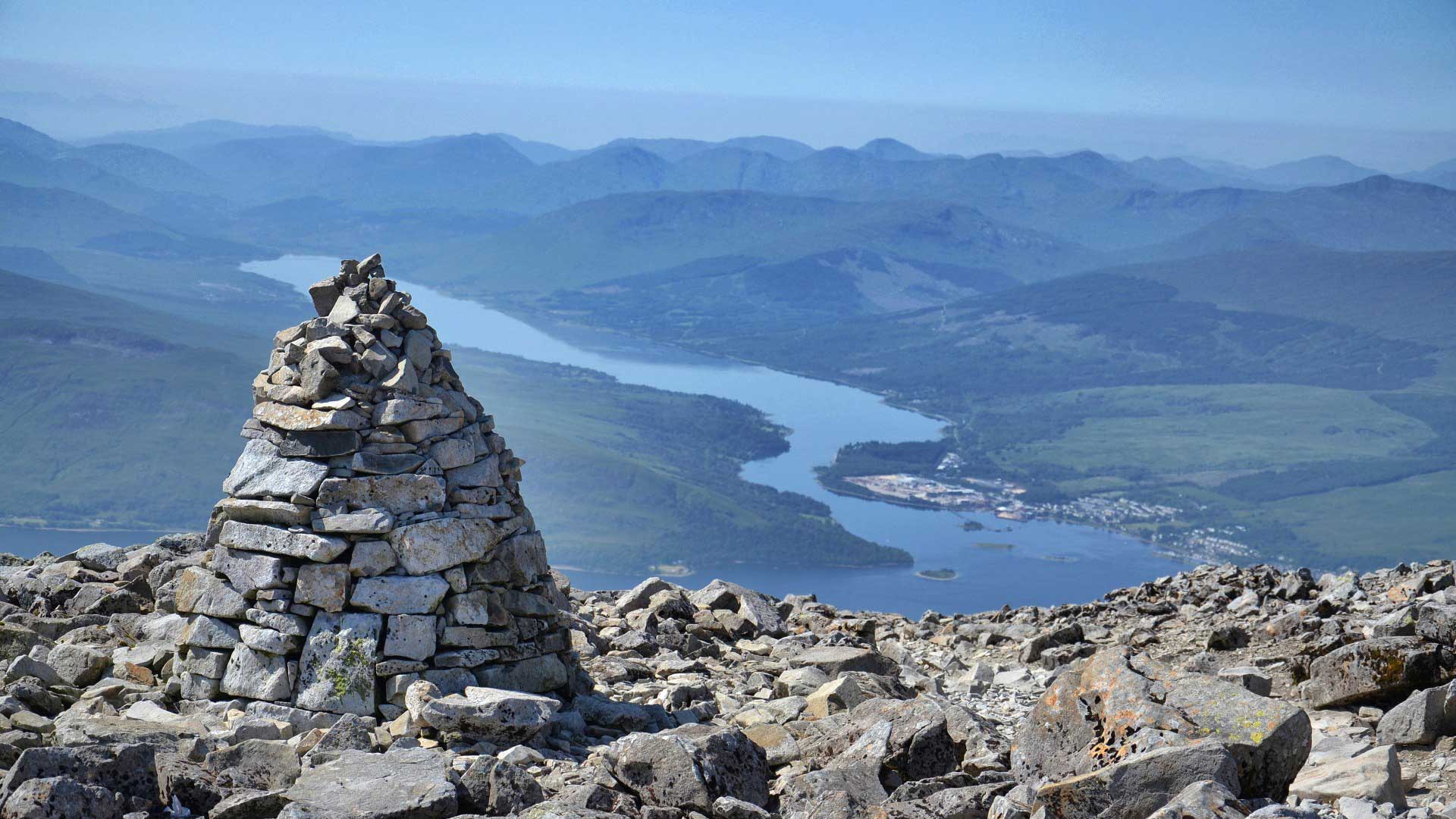 View from Ben Nevis, Scotland