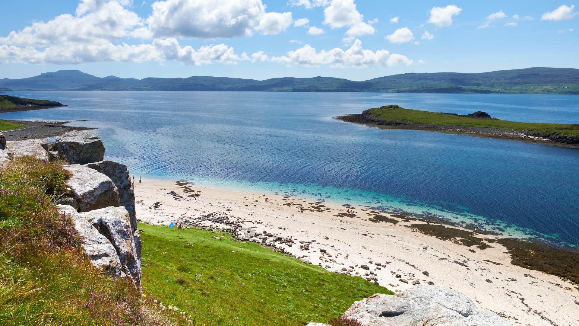 Claigan, one of the best beaches in Scotland
